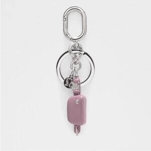 NWT Lululemon  Pink & Rose Everywhere Belt Bag Charm Keychain